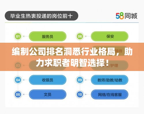 编制公司排名洞悉行业格局，助力求职者明智选择！